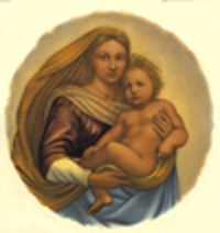 Biblical  Mary with Child